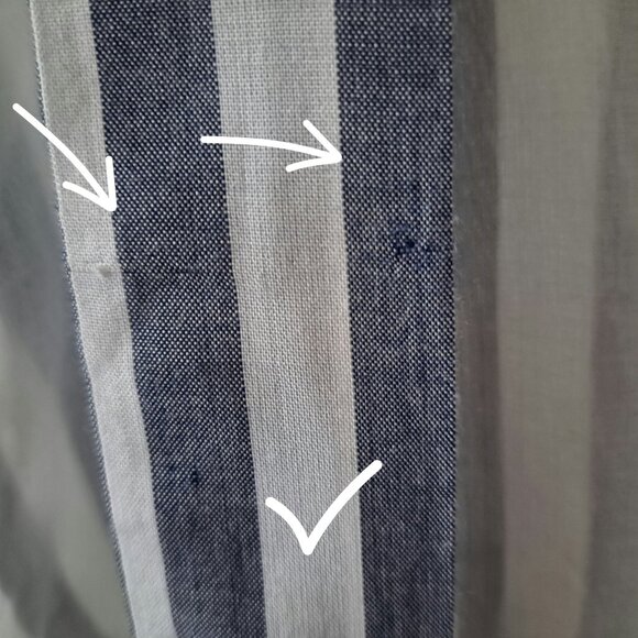 Lumiere Women Sundress Backless Stripes Gray/White Size L - Picture 3 of 9